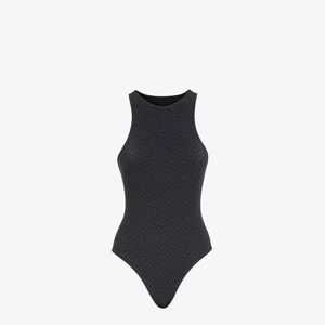 Fendi x Skims High Neck Bodysuit in Black XS